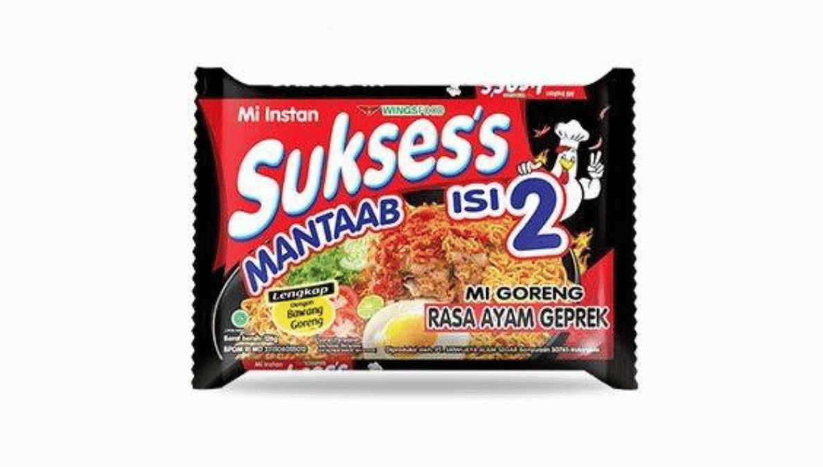 Mie Goreng Suksess Isi 2 Rasa Ayam Geprek