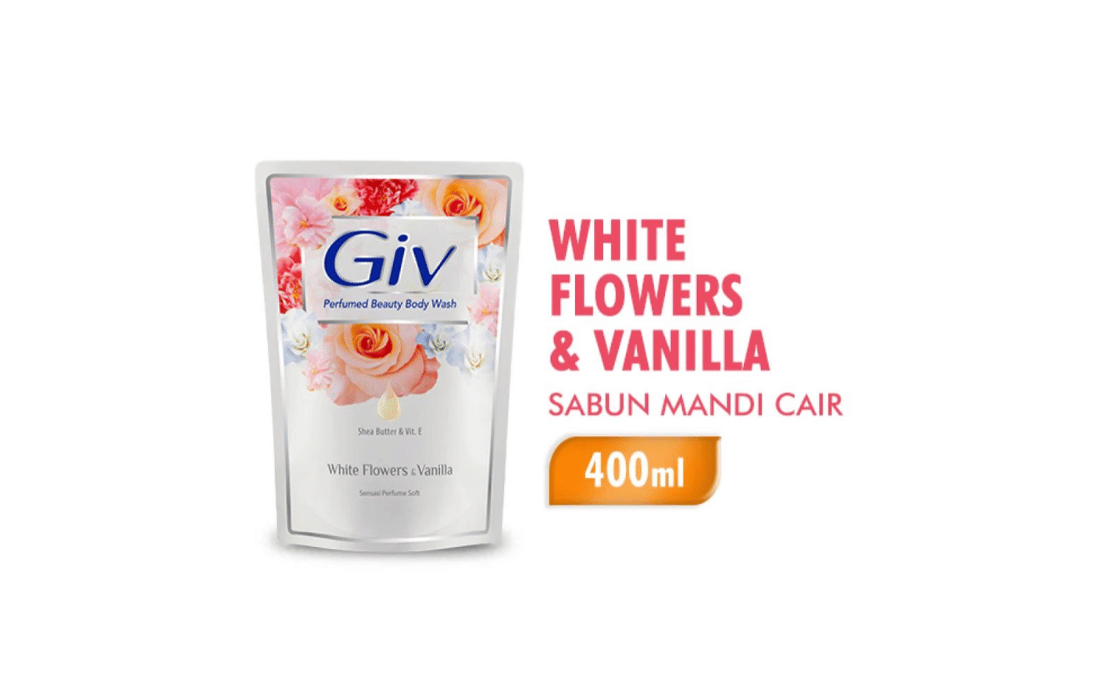 GIV SABUN CAIR BODY WASH VANILLA 400 ML