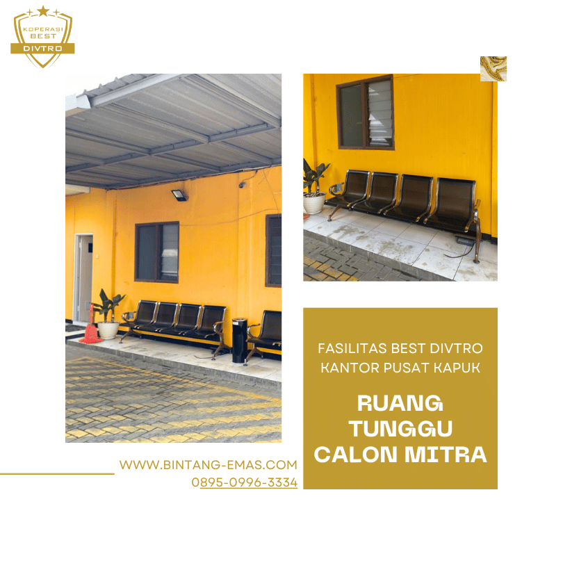 KANTOR PUSAT BEST DIVTRO KAPUK - Ruang Tunggu Calon Mitra